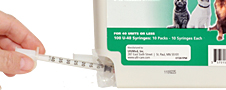 U-40 Syringes for ProZinc & Vetsulin Insulin Usage